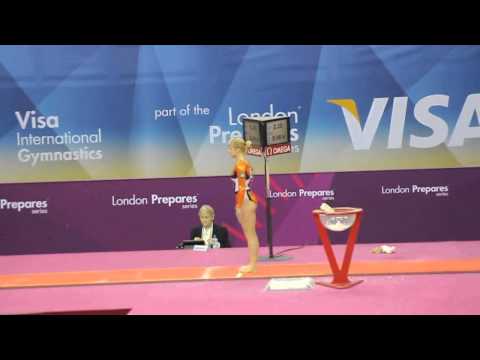 Valeria Maksiuta ISR Vault Final London 2012 Test Event (2)