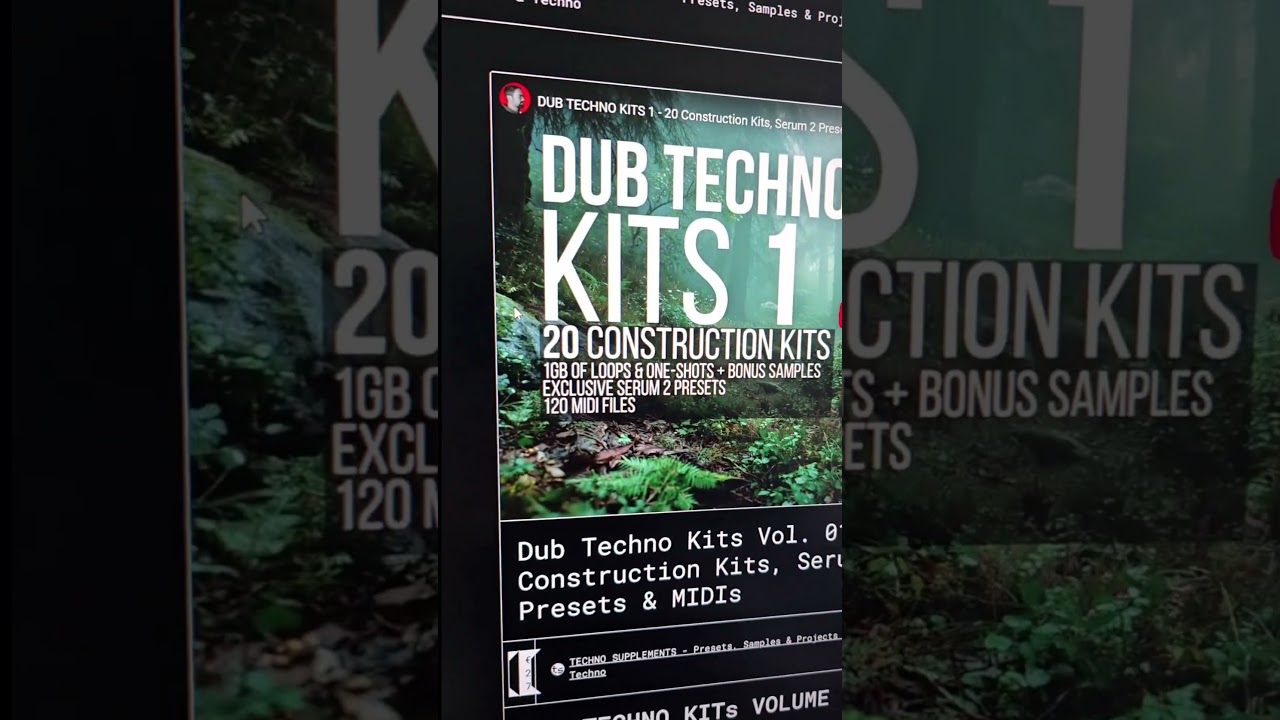 🎛 Dub Techno Kits 1 - Sample Pack (Loops, One-Shots + exclusive Serum 2 Presets) #musicproducer