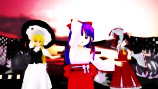 【東方MMD】レイレイマリで極楽浄土を踊ってみた