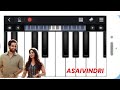 Asaivindri | Easy Piano Tutorial| Paramporul Movie Songs  | Yuvan Songs