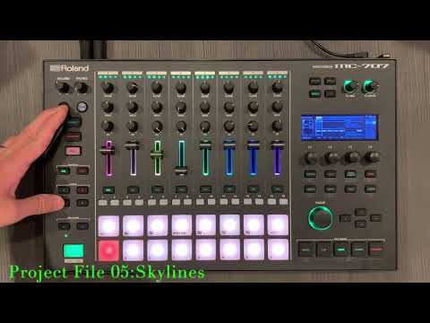 Roland MC-707 Preset Project Demo