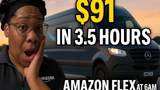Up Before the Sun: 3.5 Hour Amazon Flex Hustle for $91