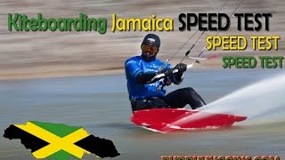 preview picture of video 'Kiteboarding Jamaica SPEED TEST - DATA IN BOX'