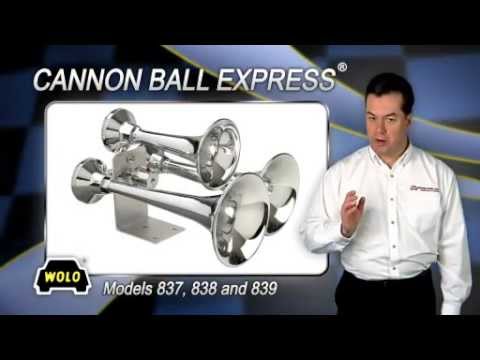 WOLO CANNON BALL EXPRESS TRAIN HORN SERIES