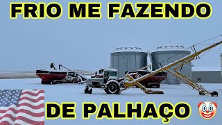 LIMPANDO NEVE - MOTOR QUE NÃO PEGA - LABUTA NO INVERNO DOS ESTADOS UNIDOS