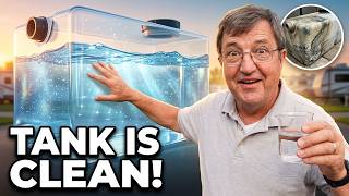 Unbelievable Trick to make your RV Fresh water tank Sparkling clean