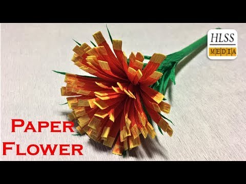 Una manera fàcil de fer paper flor pas per pas| diy origami amb paper de flors a fer tutorials