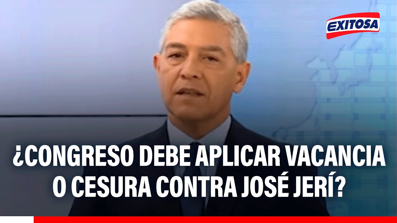 🔴🔵 ¿Congreso debe aplicar vacancia o cesura contra José Jerí?