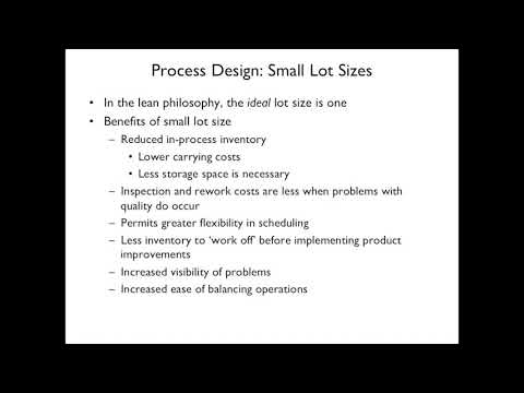 Lecture 1 Introduction to Operations Management
