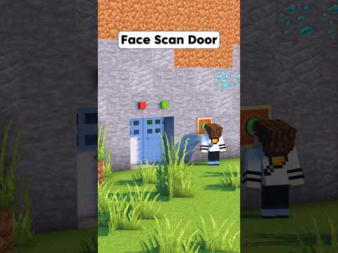 Minecraft Face Scan Door 🤯 (NO ERA AMOR) #shorts #minecraft
