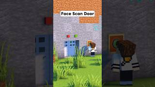 Minecraft Face Scan Door 🤯 (NO ERA AMOR) #shorts #minecraft