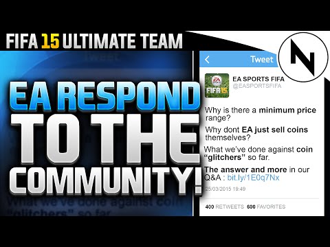 EA REPLY TO THE COMMUNITY! - FIFA 15 Ultimate Team