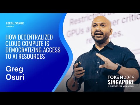 Democratizing Access to AI Resources - TOKEN2049 Singapore 2024