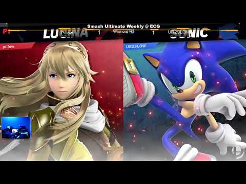 ECG SSBU Weekly 12/22/18 - Pillow (Lucina) VS. UR2SLOW (Sonic)