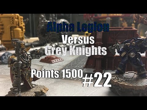 Alpha Legion vs Grey Knights 1500 Points #22