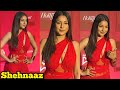 Shehnaaz Gill Looking Pretty In Red On Red Carpet Of The Hollywood Reporter Women S In Entertainmen