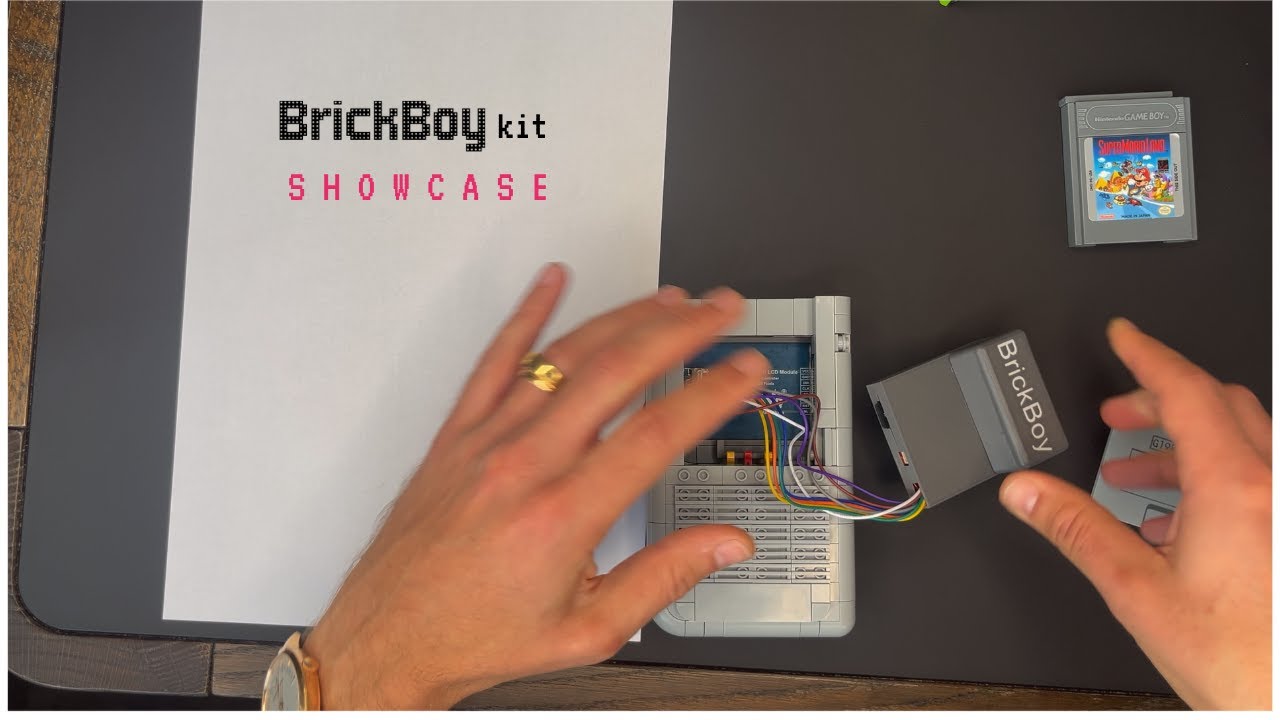 BrickBoy: The Playable LEGO Game Boy (Build, Components & Gameplay) - YouTube
