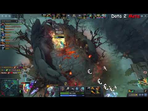 Phantom Assassin VS Anti Mage late game battle Megacreps - comeback DOTA 2