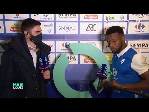 Grenoble Striker Mamadou Diallo Takes Home Man Of The Match Stand After Hilarious Presentation Gaffe
