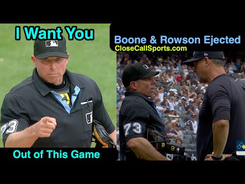 E137-8 - Aaron Boone & James Rowson Ejected After Tripp Gibson Strike Calls Against New York