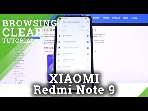 How to Clear Browsing Data in Xiaomi Redmi Note 9 – Delate Internet History