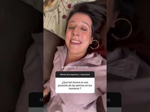 Posición con las piernas arriba (posición de aretes)