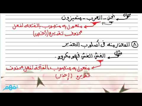 المفعول به - القواعد الأساسية للنحو والصرف - للثانوية العامة - المنهج المصري - نفهم