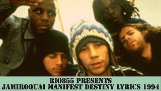 RIO855 PRESENTS JAMIROQUAI MANIFEST DESTINY 1994