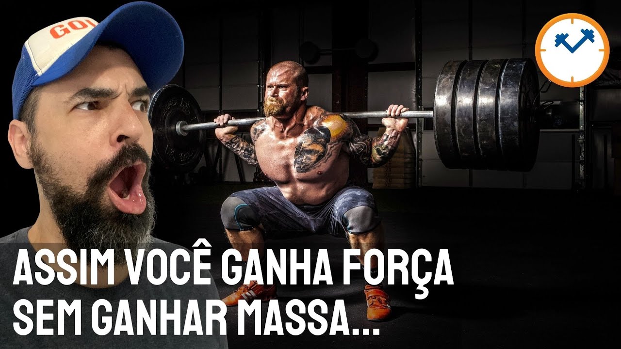 Como GANHAR FORÇA SEM GANHAR MASSA? | Saúde na Rotina
