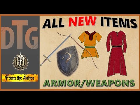 All New Clothing, Armor, and Weapons for Kingdom Come Deliverance (From The Ashes DLC)