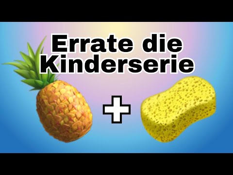 Errate die Kinderserien im Emoji Quiz - 25 Kinderserien in Emojis