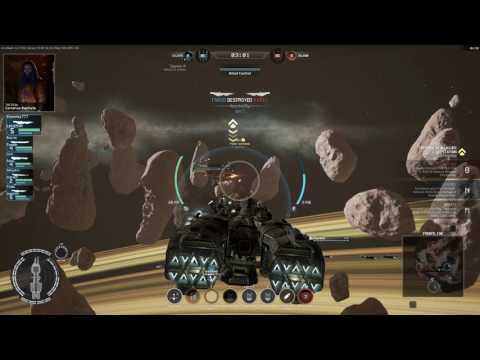 Fractured Space - Frontline -  The Wolf Pack with Double levis,aegis,paragon and overseer team