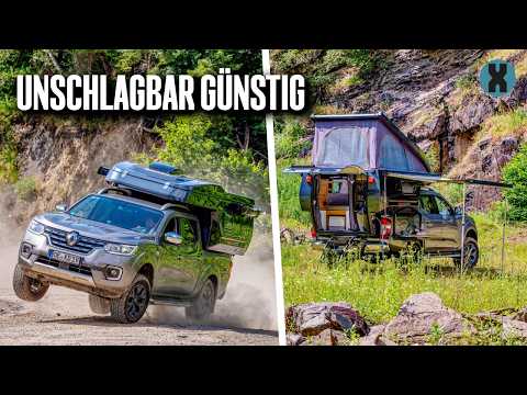 NUR 32.800 € 💰💰💰  Newcomer Pickup-Kabine von Stork Camper voll ausgestattet