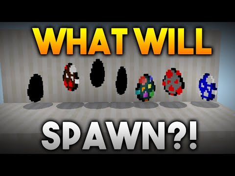 How to get Hidden Spawn Eggs with 1 command - Minecraft PE/BE 1.16