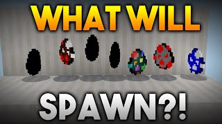 How to get Hidden Spawn Eggs with 1 command - Minecraft PE/BE 1.16