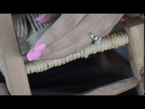 0.25 ct. Two Stone Princess Cut Ring Wrap Enhancer - TwoBirch  TB-WRAP-0025-WG-E