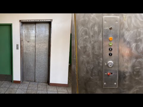 Beautiful Vintage Montgomery Hydraulic elevator @ 930 Alhambra Blvd - Sacramento, CA