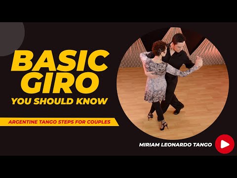 The most basic GIRO in Argentine Tango