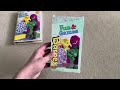 Barney S Fun Games VHS Comparison