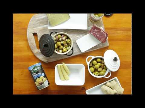 Cazuelitas de aperitivo con aceitunas Fragata