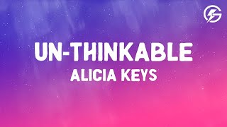 Alicia Keys - Un-thinkable (I&#39;m Ready) (Lyrics/Letra)
