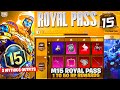 M15 Royal Pass  | 1 To 50 Rp Rewards | 2 Mythic Outfits |PUBGM