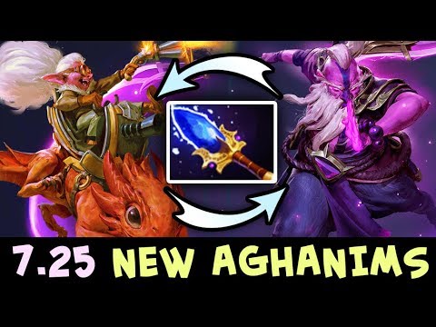 7.25 Dota Update NEW AGHANIM SCEPTERS — Snapfire + Void Spirit