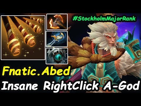 Fnatic Abed - [Monkey King] Insane Right Click #StockholmMajorRank 7.21c Dota2 pro Gamplay