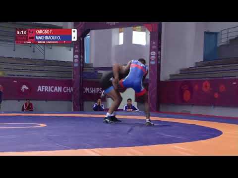 Round 3 FS - 79 kg: F. KARGBO (SLE) v. O. MAGHRAOUI (TUN)
