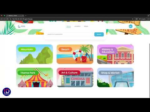 Foto kelas Laravel, ReactJS, OpenStreetMap, Xendit : Website Travel