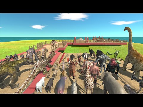 Factions vs Jurassic World Dinosaurs - Epic ARBS Challenge