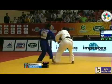 Judo 2013 Grand Slam Baku: Huseynova (AZE) - Dorjsuren (MGL) [57kg] Bronze