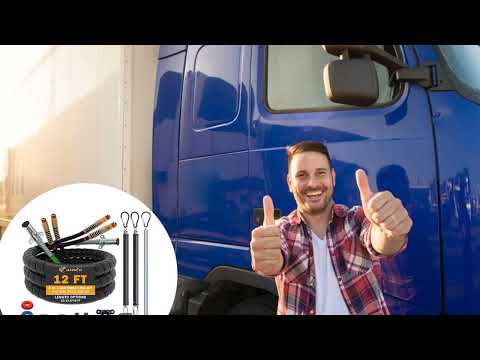 🚛 3-in-1 Semi Truck Air Line Install! 12FT Hose & Glad Hand Kit 🛠️