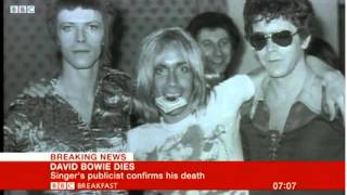 BBC Breaking News - David Bowie Confirmed Dead (Monday 11th January 2016)